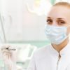 a portrait of a dental worker, dentist or assistant