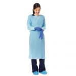 Polyethylene Thumb Loop Isolation Gowns NONTH150