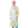 Medium-Weight Polyethylene-Coated Isolation Gowns - 50 per box