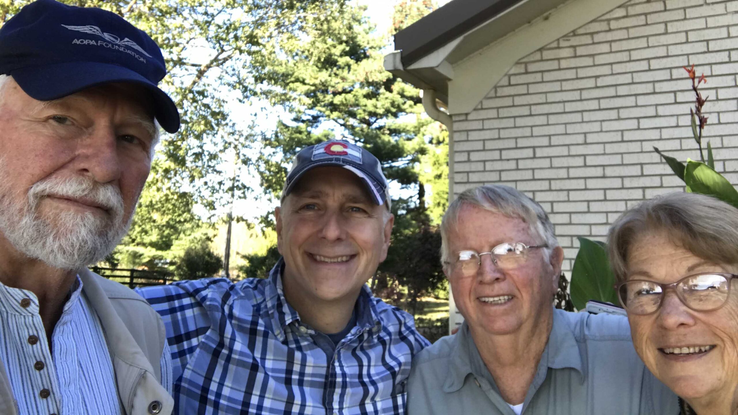 Boyd Haley with friends outdoors (personal group photo).