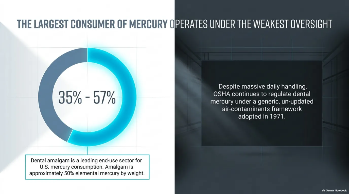 The largest consumer of mercury operates under the weakest oversight