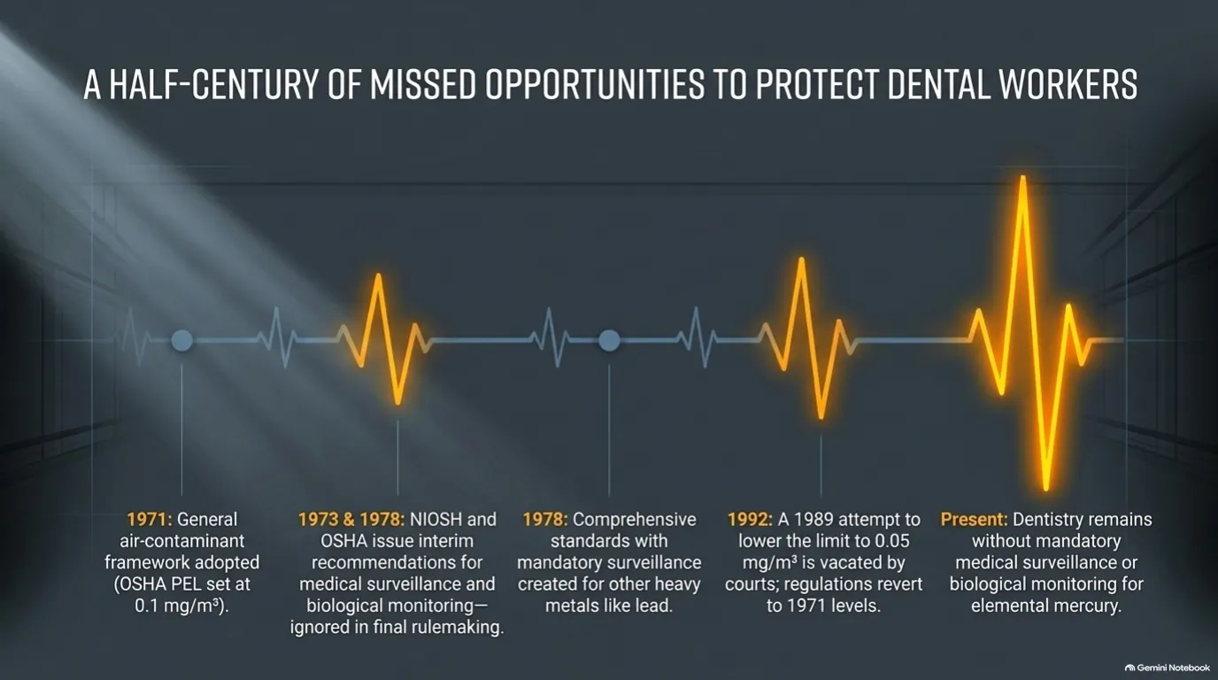 A half-century of missed opportunities to protect dental workers